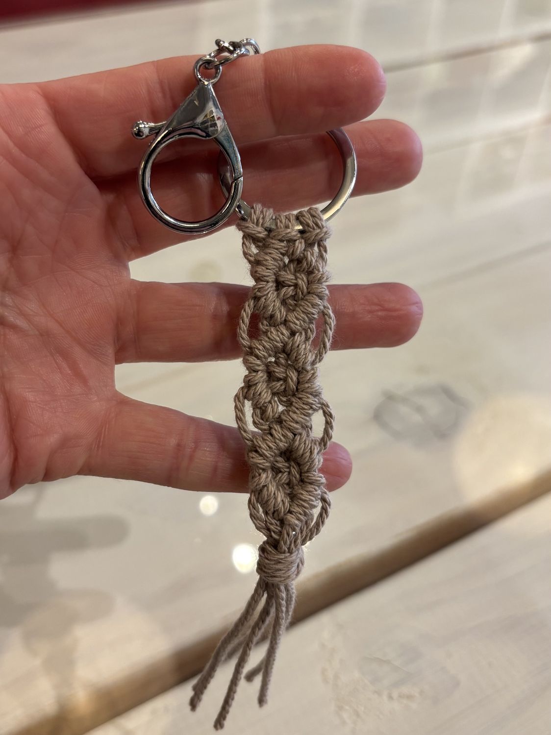 Workshop "sleutelhanger macrameeën" 09 mei 2026