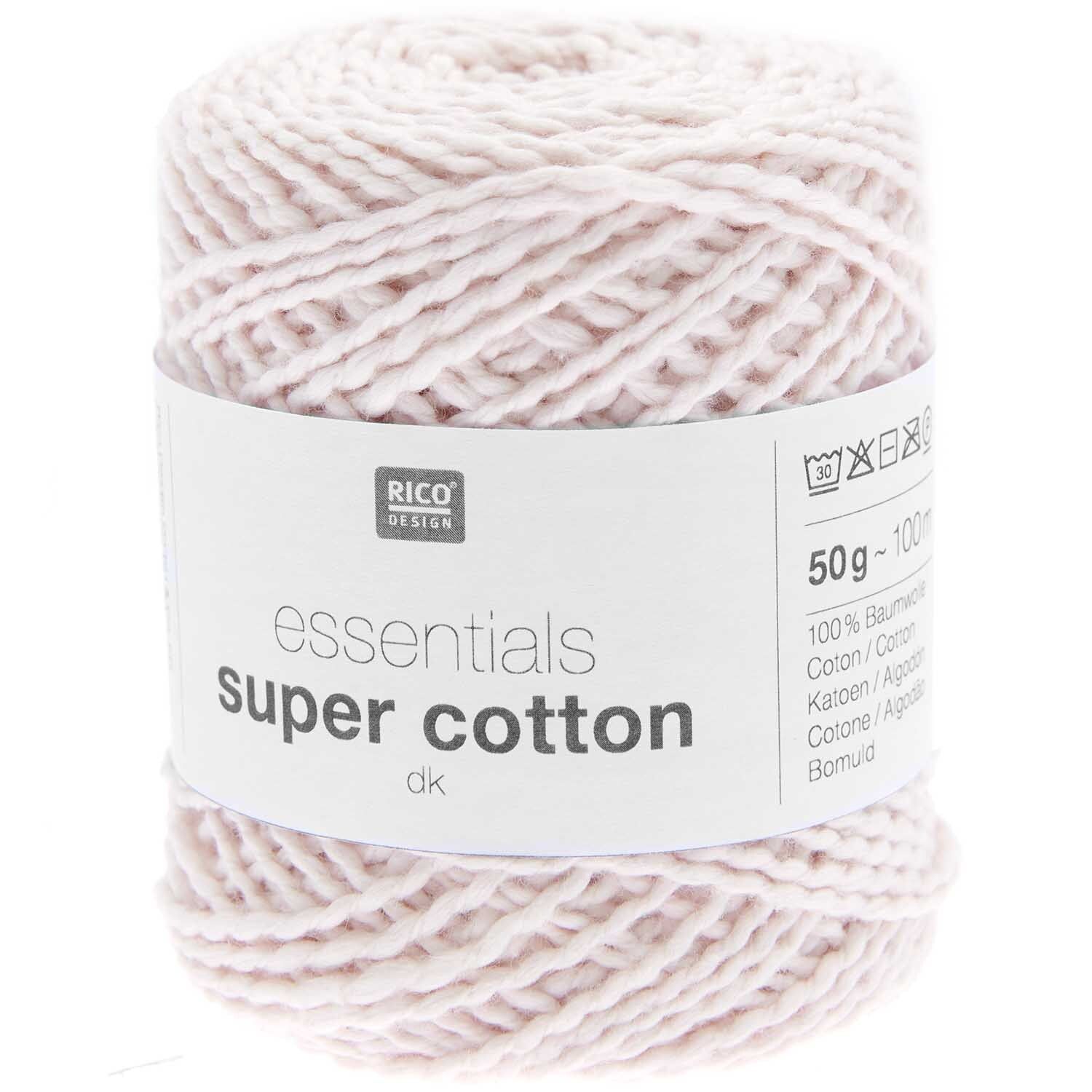 Rico Essentials Super Cotton DK, Kleur: 06 Poeder
