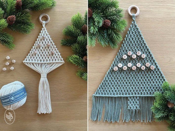 Workshop kerstboom macrameeën vrijdagochtend 2 oktober 2026 van 10:00 - 13:00