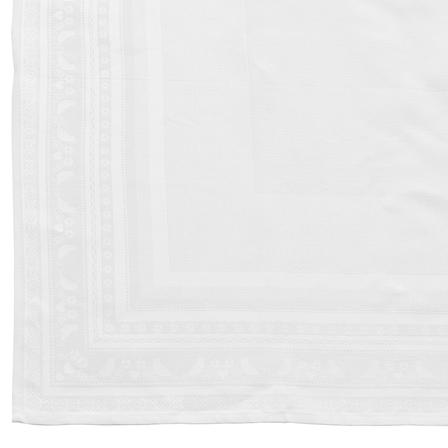 Tafelkleed om te borduren – wit – 92 × 92 cm