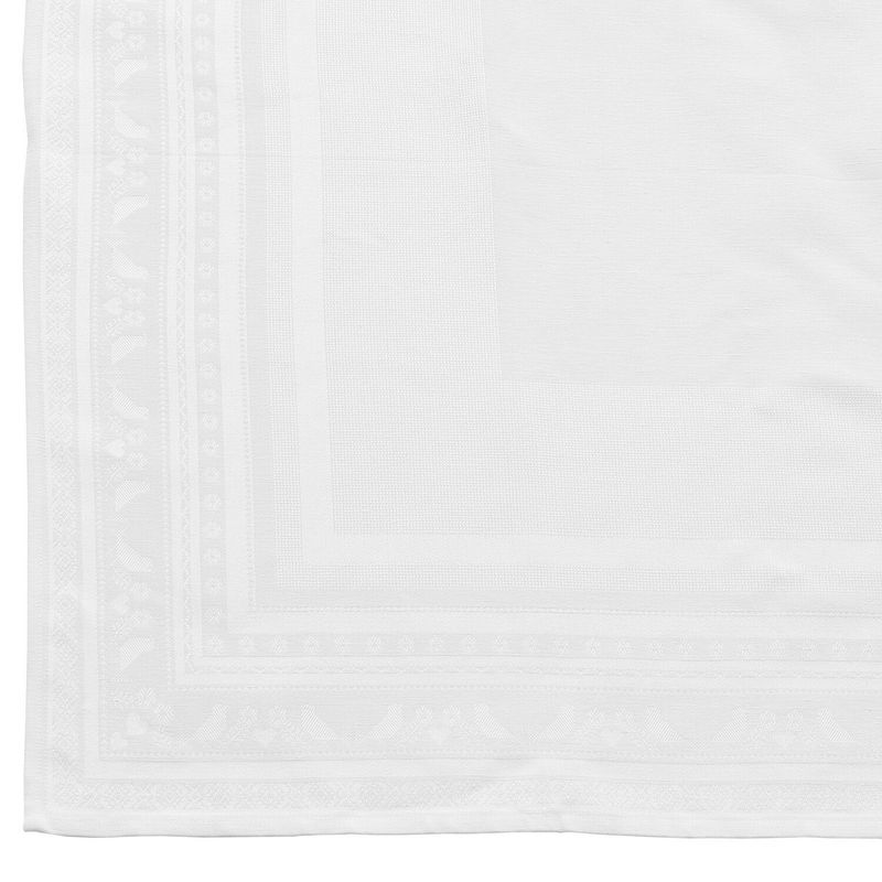 Tafelkleed om te borduren – wit – 92 × 92 cm