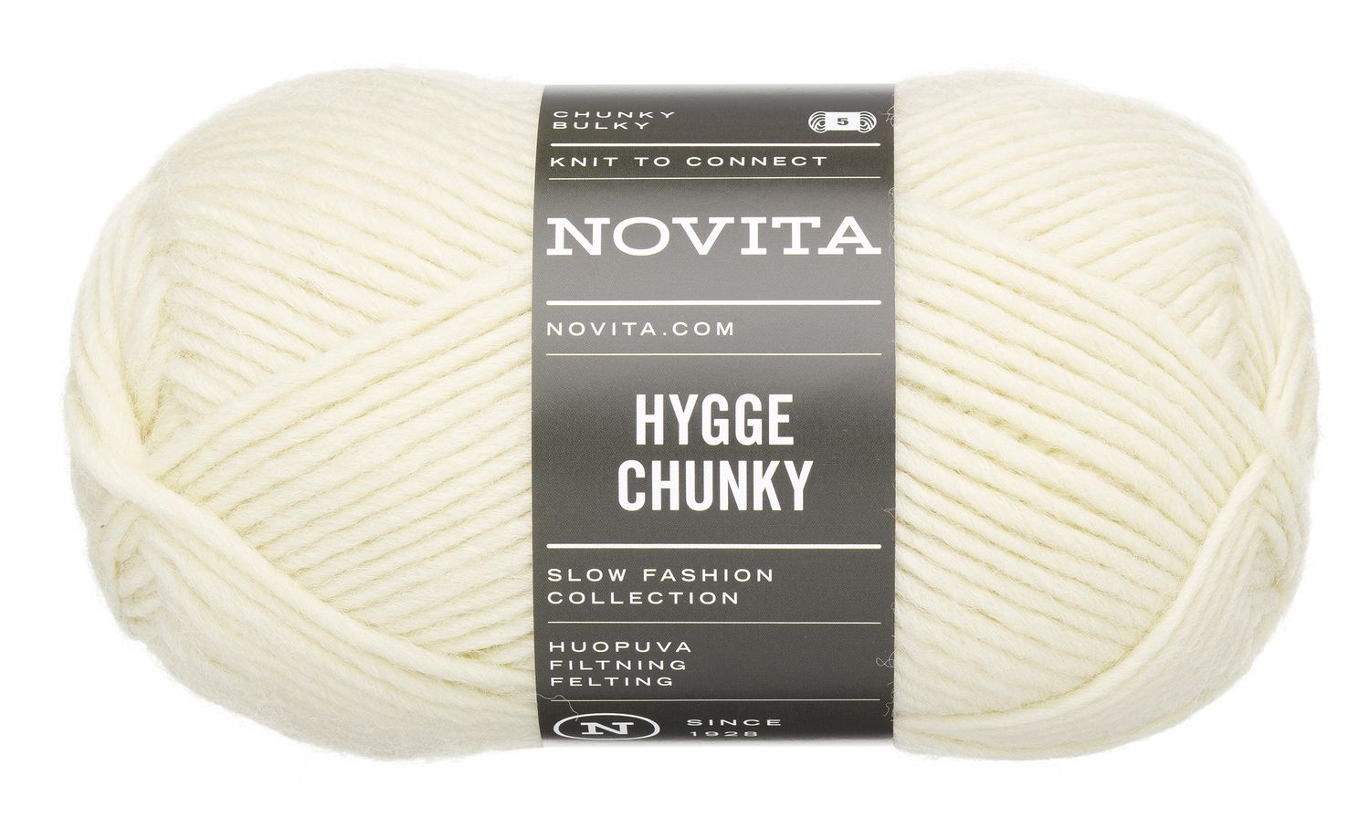 Novita Hygge Wool  Chunky 100 gram, Kleur: 002 Beam