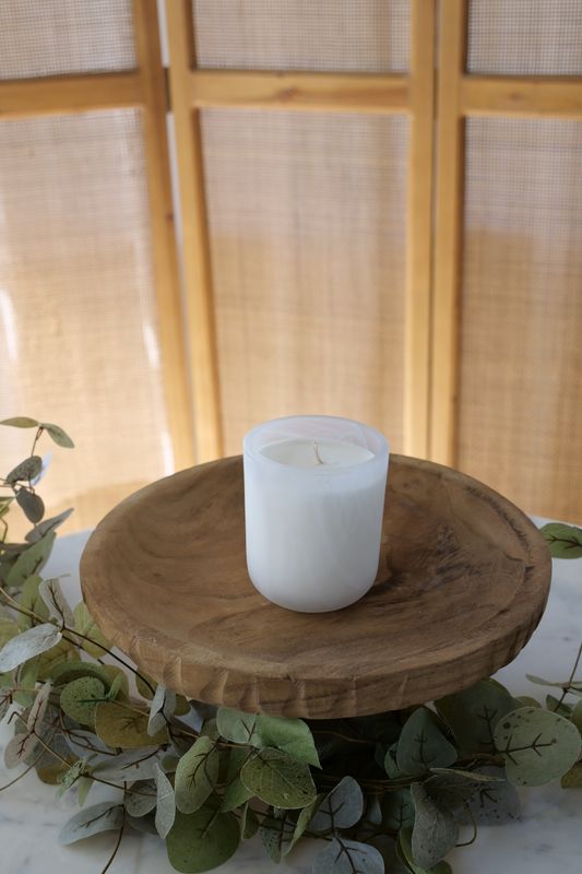 BiG Frosted White Candle