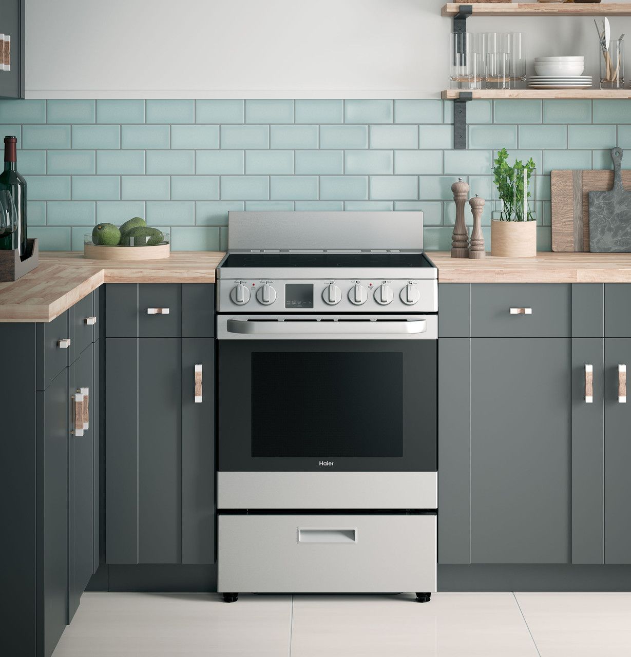 QAS740RMSS HAIER ELECTRIC RANGE