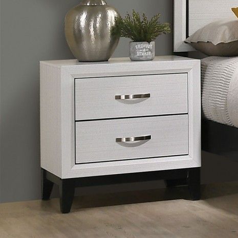 2 Drawer Night stand FM7215WH-N