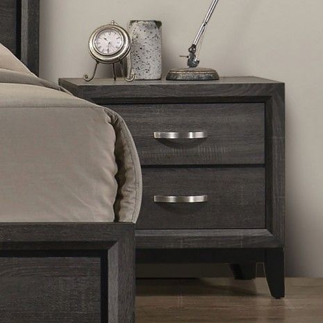 2 Drawer Nightstand FM7215GY-N