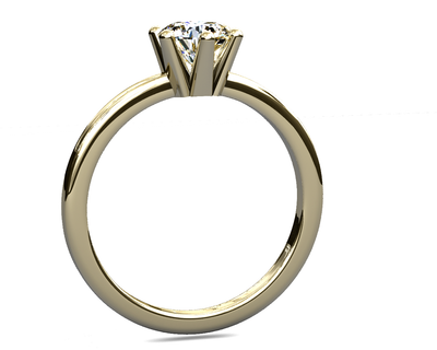 Anillo de compromiso solitario