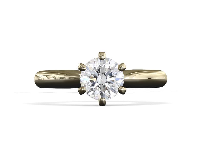 Anillo de compromiso diamante