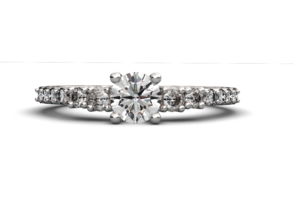 Anillo de compromiso diamante