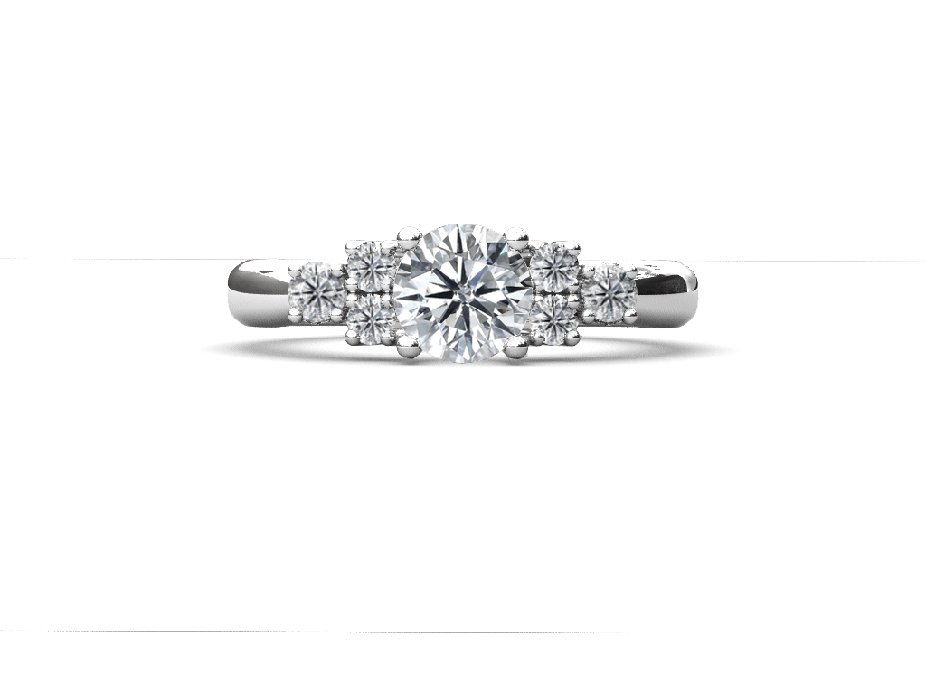 Anillo de compromiso diamante