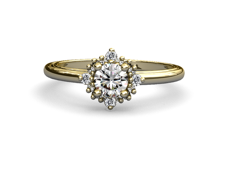 Anillo de compromiso diamante