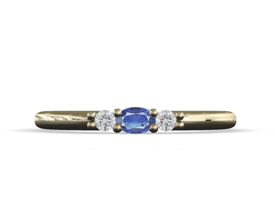 Anillo de promesa Kyanite