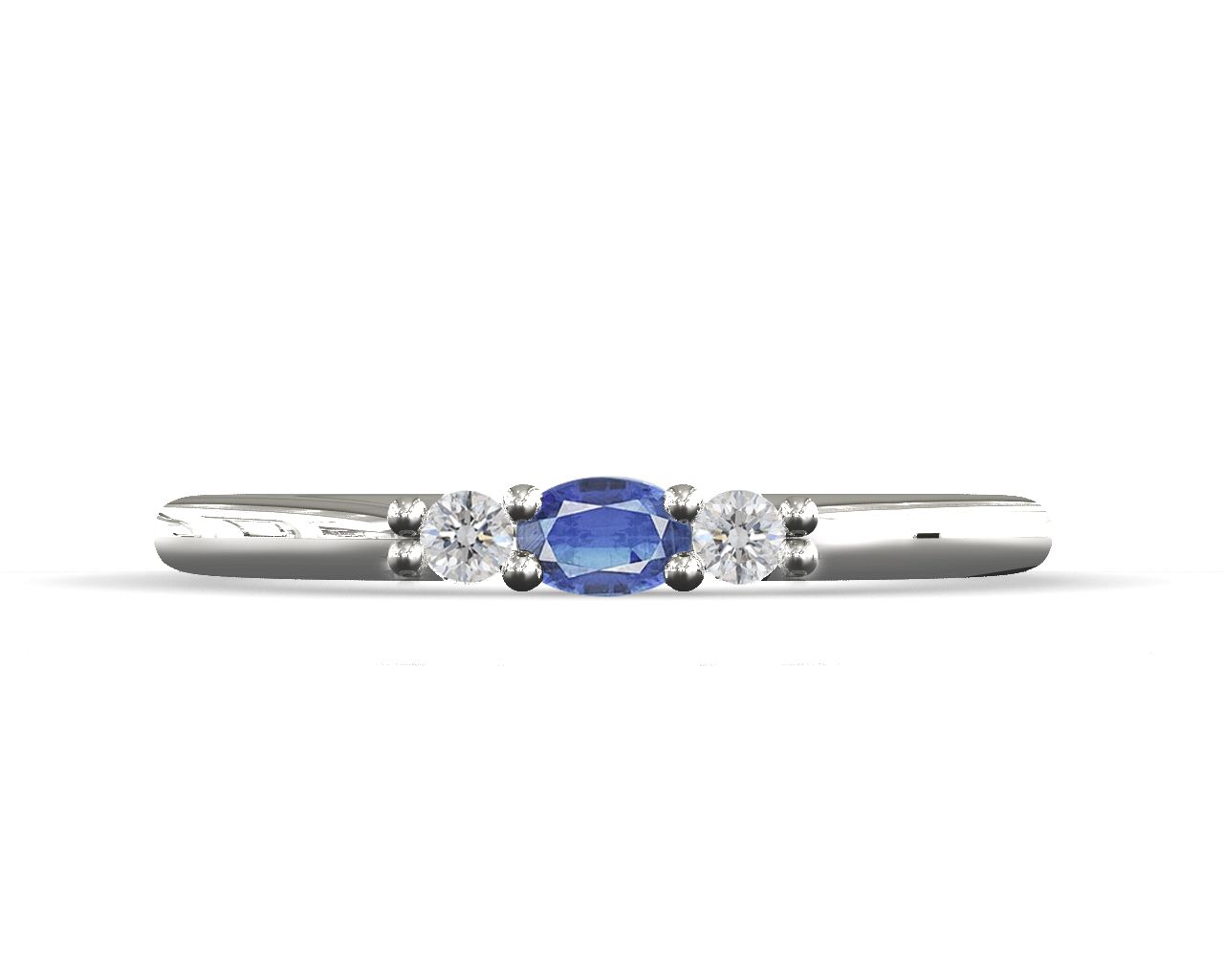 Anillo de promesa Kyanite
