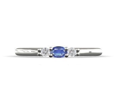 Anillo de promesa Kyanite