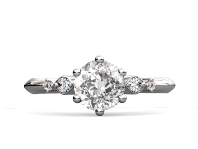 Anillo de compromiso Moissanita