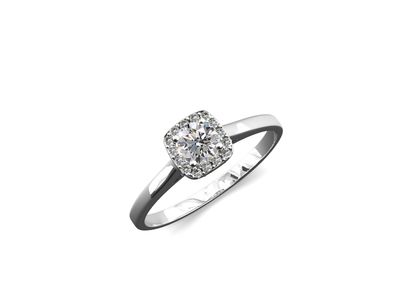 Anillo de compromiso moissanita