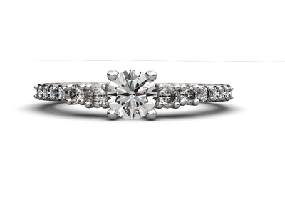 Anillo de compromiso diamante