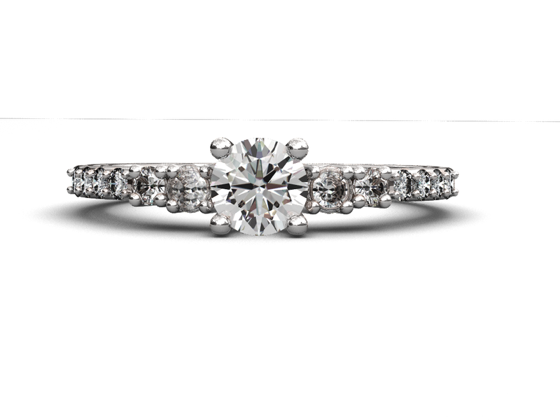 Anillo de compromiso diamante