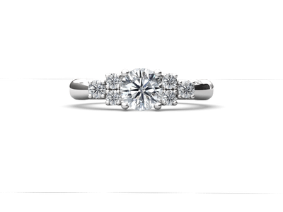 Anillo de compromiso diamante