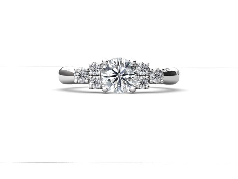 Anillo de compromiso diamante