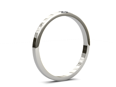 Anillo minimalista baguette  lab