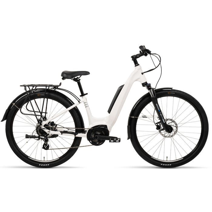 Batch The Step-Thru E-Bike, Color: White, Size: Small/Medium (18&quot;)