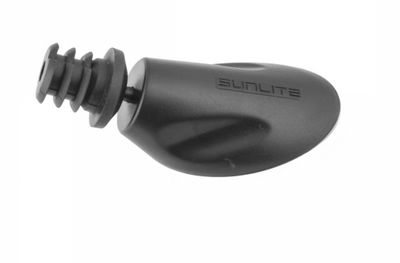 MIRROR SUNLT PRO ROAD WARRIOR BAR END BK