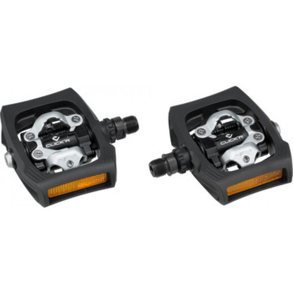 Shimano Pedal, Pd-T400, Spd Pedal, W/Reflector W/Cleat Black, Ind