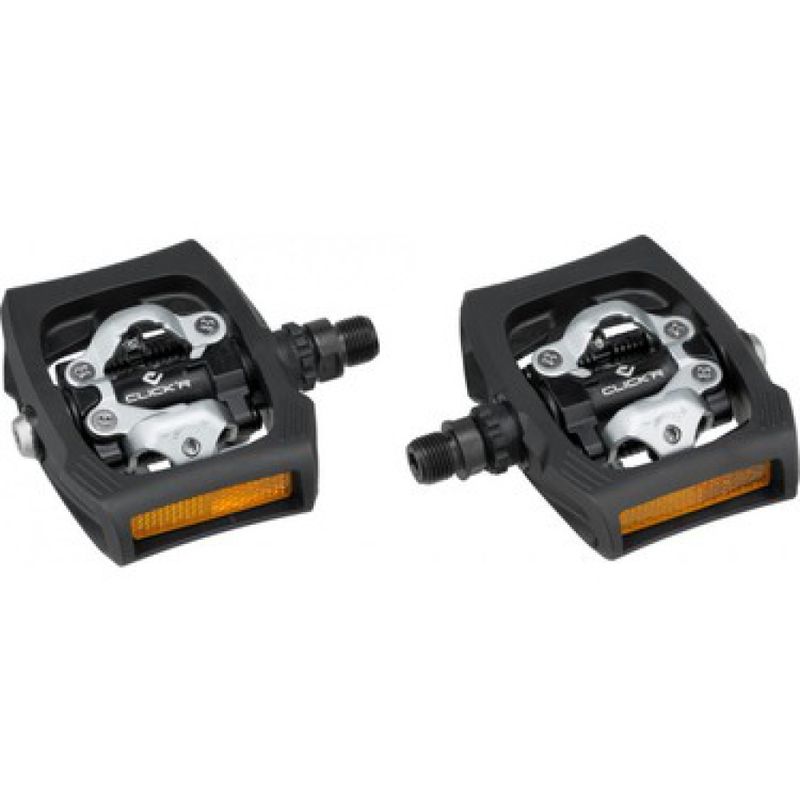 Shimano Pedal, Pd-T400, Spd Pedal, W/Reflector W/Cleat Black, Ind
