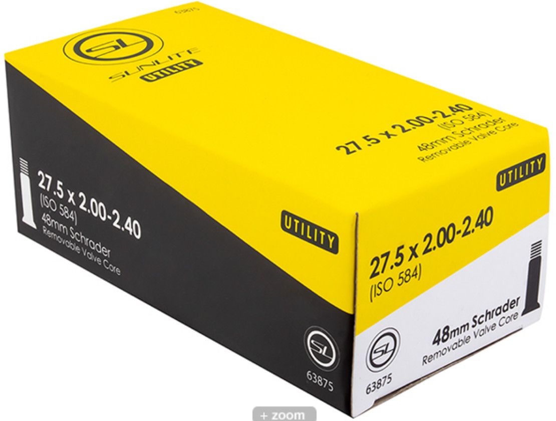 TUBE SUNLT UTILIT 27.5x2.00-2.40 SV48/SMTH/RC FFW56mm