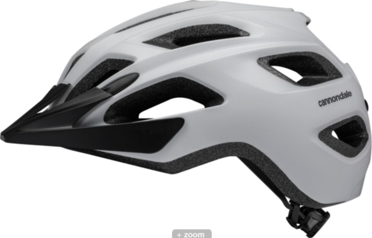 Cannondale Trail CSPC Adult Helmet, Color: White, Size: Small/Medium