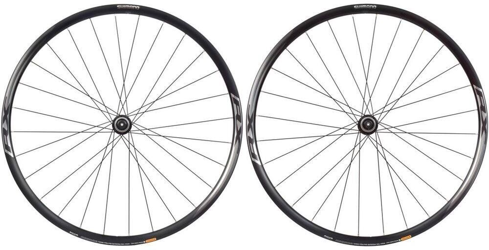 WHEEL,WH-RX010,F:28H/R:28H, BLACK, FOR 10-11SPD, CL DISC, RIM(W/TAPE)