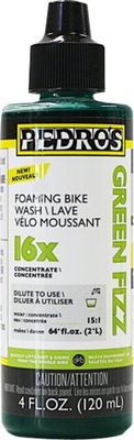 Pedro&#39;s Green Fizz Bike Wash 16x Concentrate: 4oz/120ml makes 64+ ounces