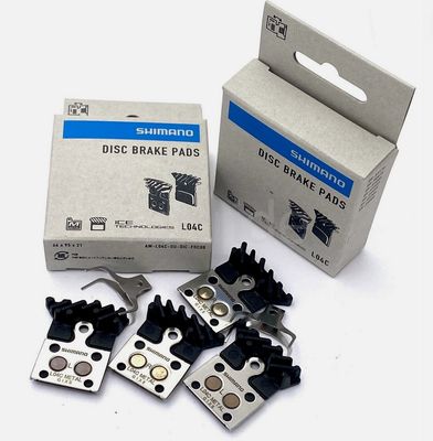 Shimano L04C Metal Disc Brake Pads with Fin for Flat Mount BR-RS805, BR- RS505 Road Disc Calipers
