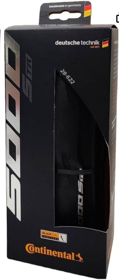 Continental Grand Prix 5000 S TR Tire - 700 x 28, Tubeless, Folding, Black, BlackChili, Vectran Breaker, LazerGrip, ACT