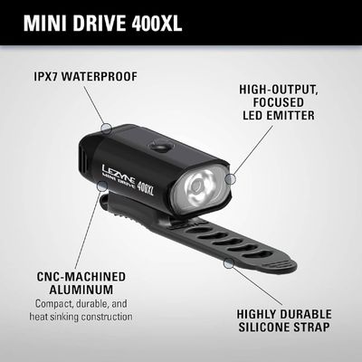 LIGHT LEZ FT MINI DRIVE 400XL USB BK