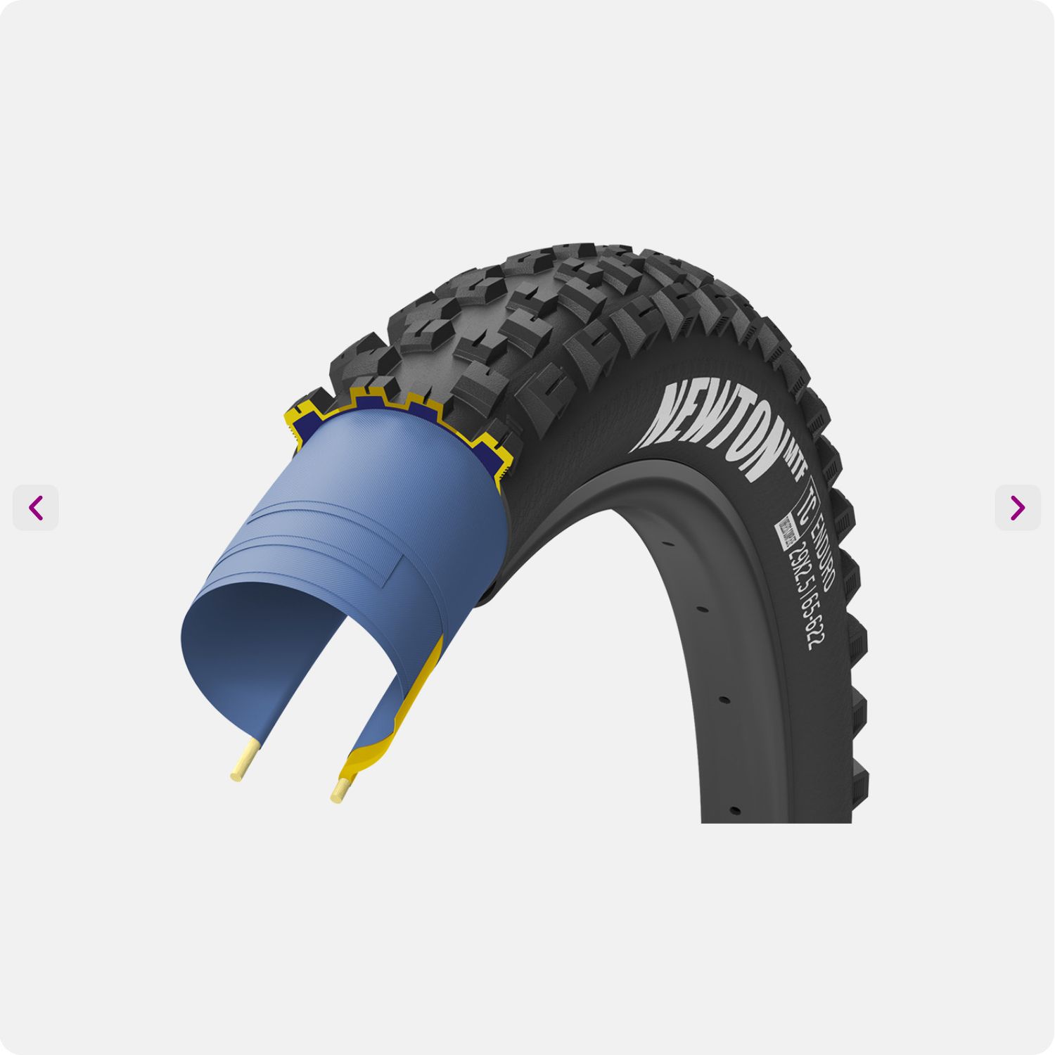 Newton MTF Downhill Tubeless Complete 27.5x2.5 / 64-584 Blk