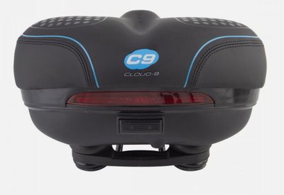SADDLE C9 GF CRU HIDEAWAY w/LIGHT BK 10.5x10