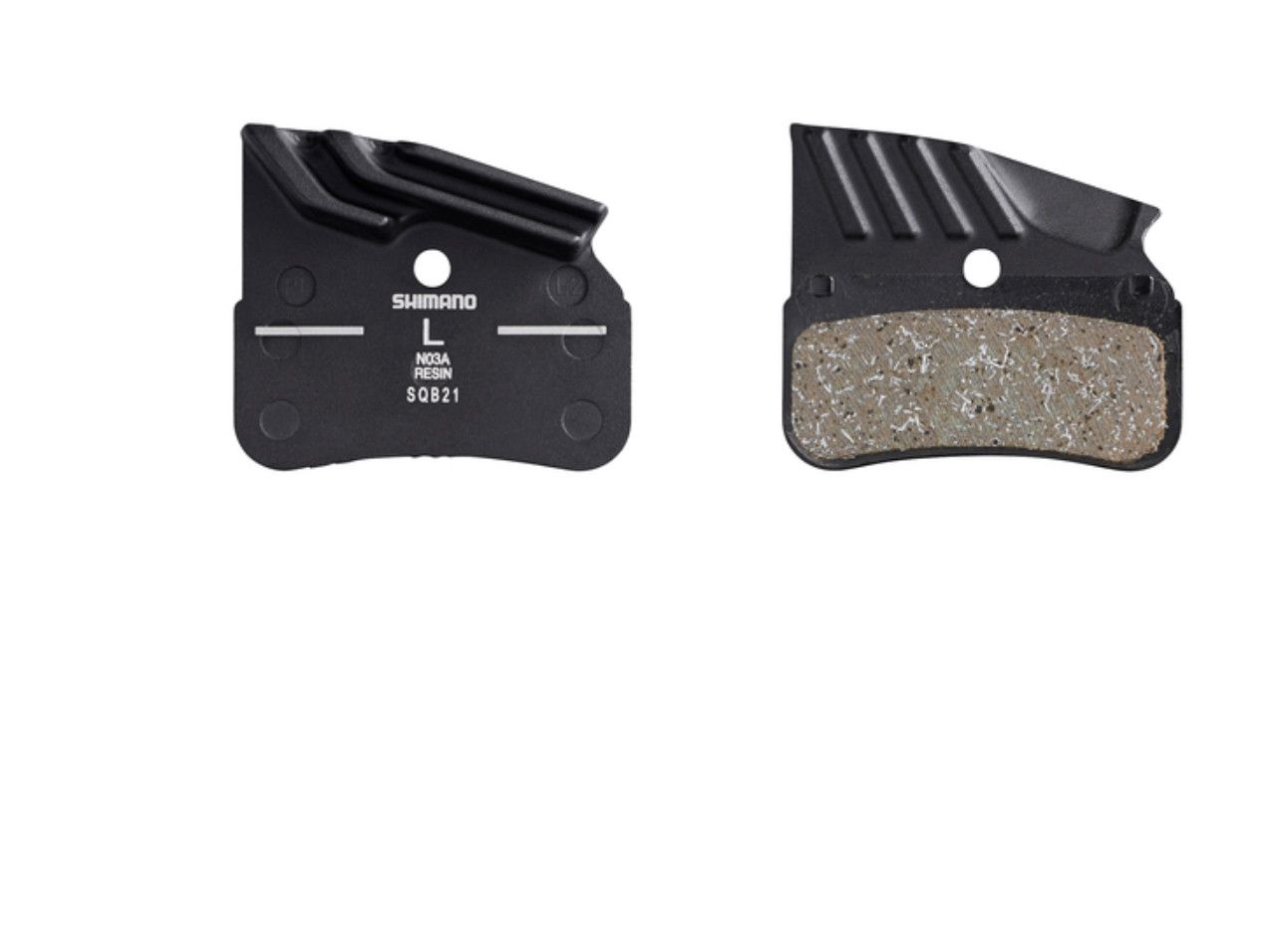 N03A-RF RESIN PAD W/FIN &amp; SPRING, 1 PAIR