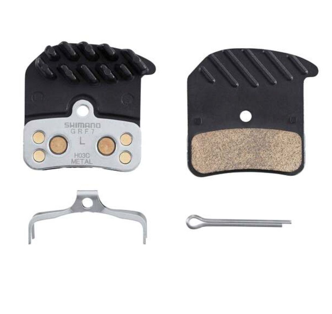 H03C METAL PAD W/FIN, W/SPRING, W/SPLIT PIN, 1 PAIR