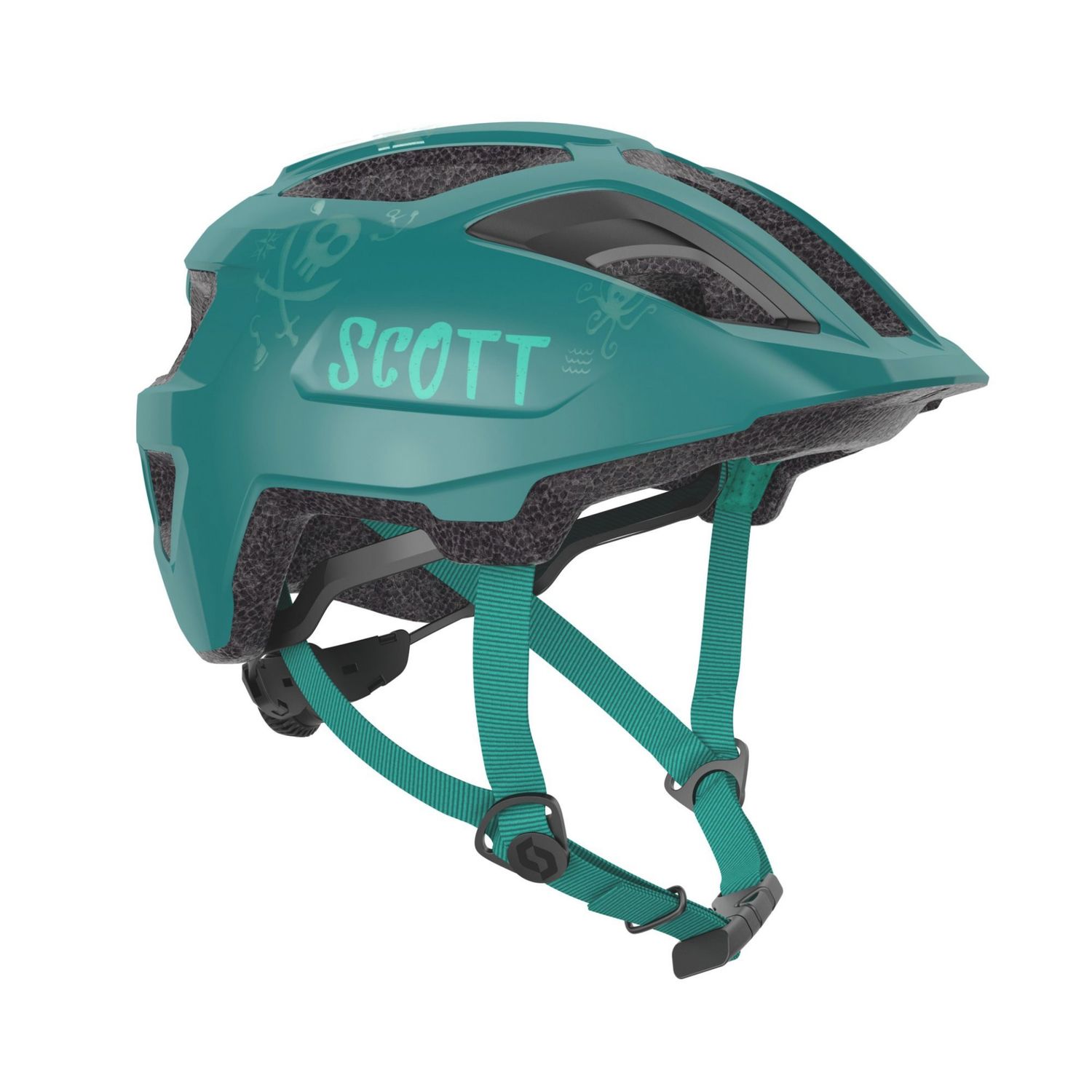 SCOTT Spunto Kid (CPSC) Helmet, Color: happy green, Size: OS