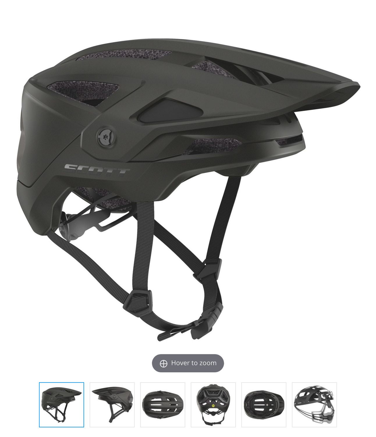 Scott Helmet Stego Plus, Color: dark moss green, Size: Small