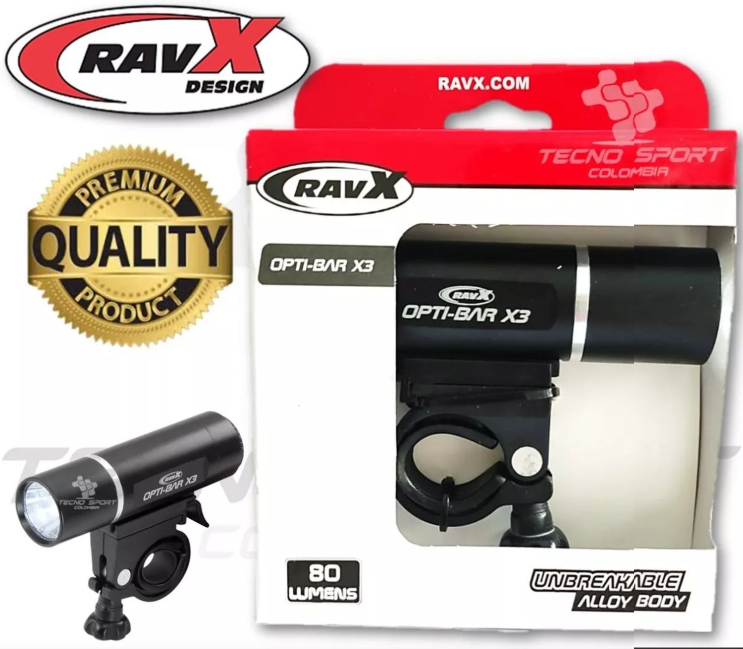 Ravx 80 Lumens OPTI-BAR X3