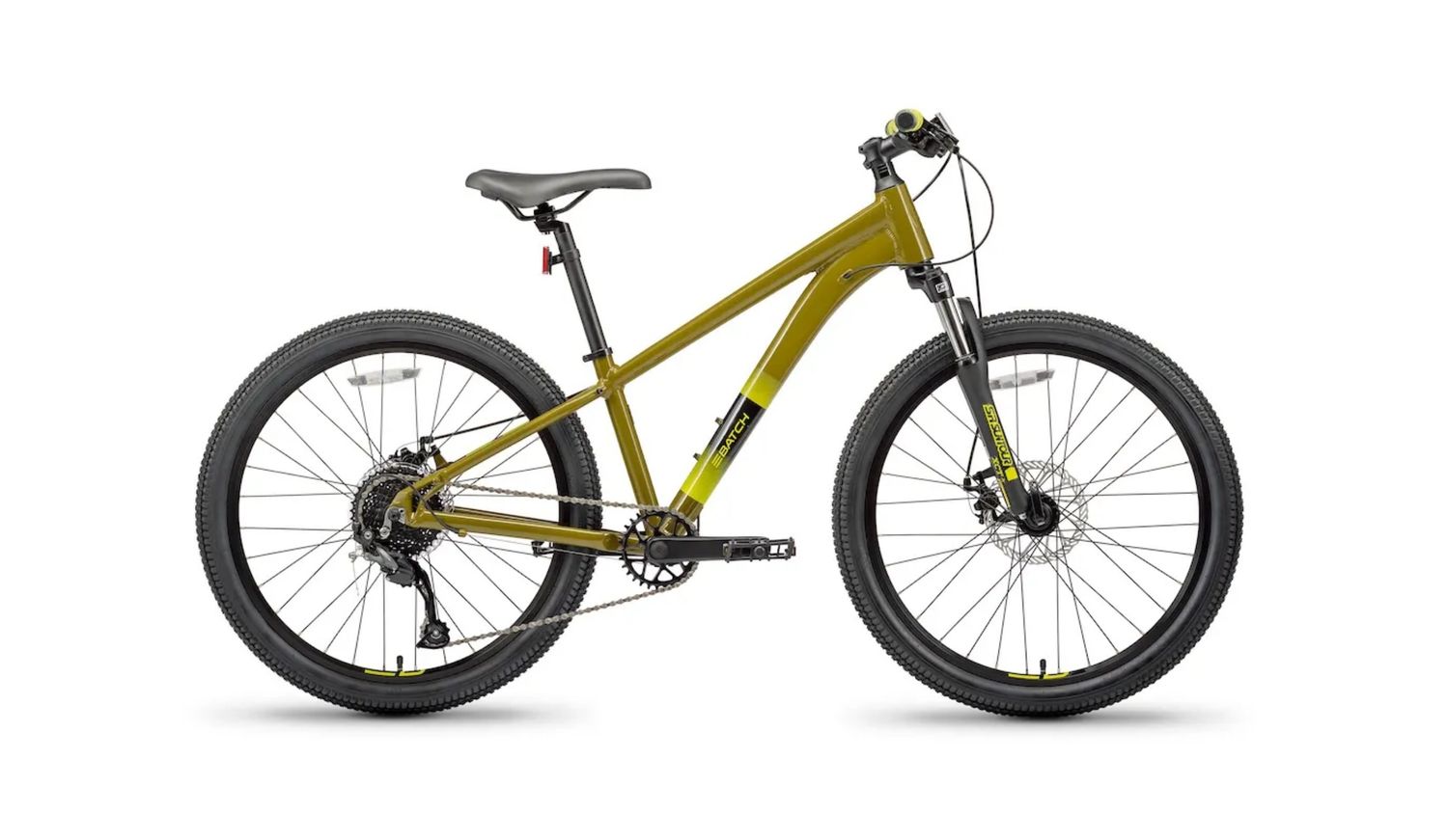 THE YOUTH 24&quot; DISC BRAKE MOUNTAIN BICYCLE Gloss Olive Green