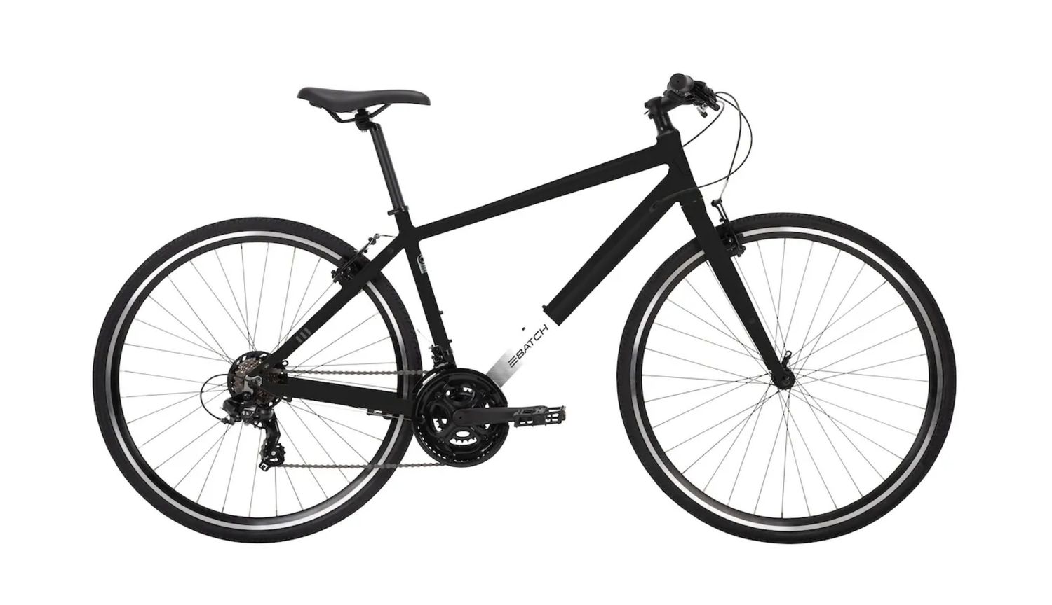 BATCH FITNESS BIKE 700C, Color: BLACK, Size: Small