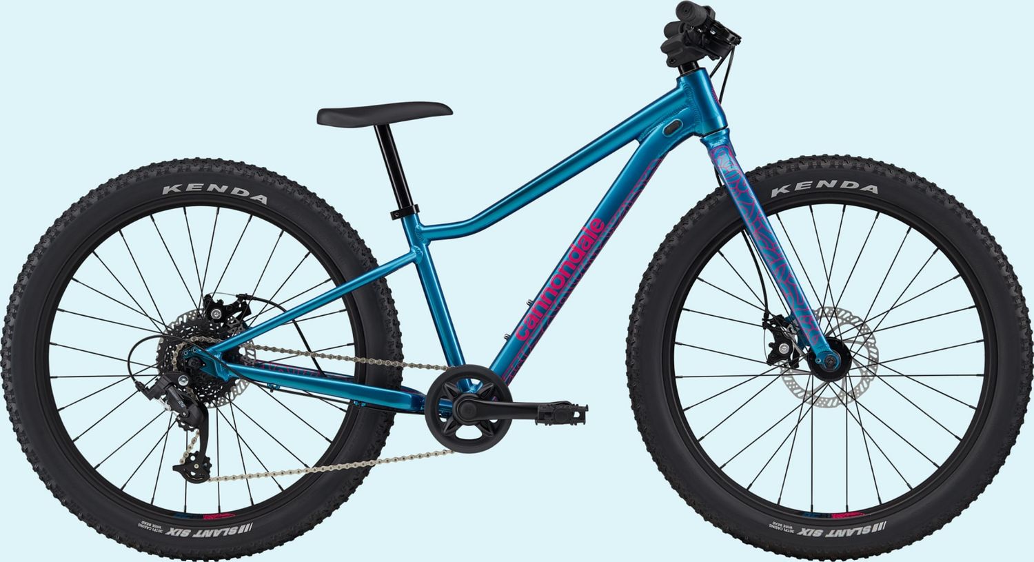 Cannondale 24 U Kids Trail Plus, Color: Deep Teal, Size: OS