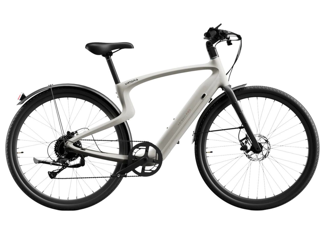 Urtopia Carbon Classic E-Bike, Color: Creme, Size: S