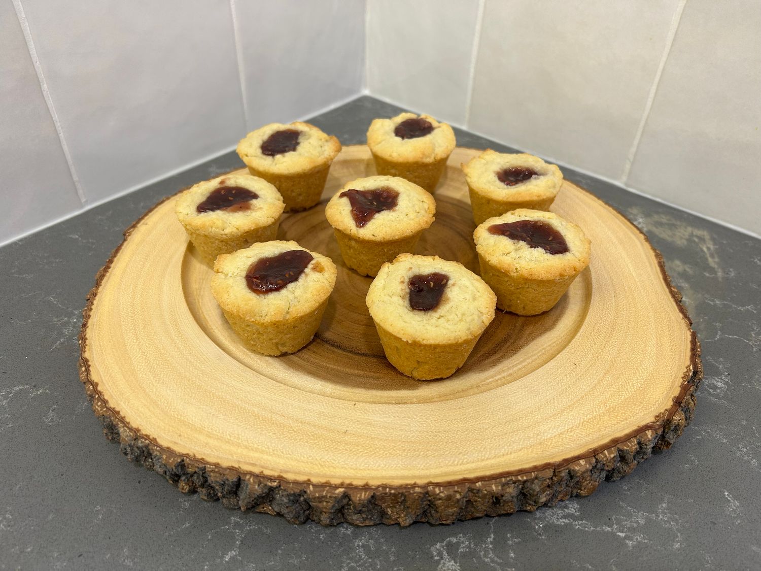 Raspberry Thumbprints (24 Minis)