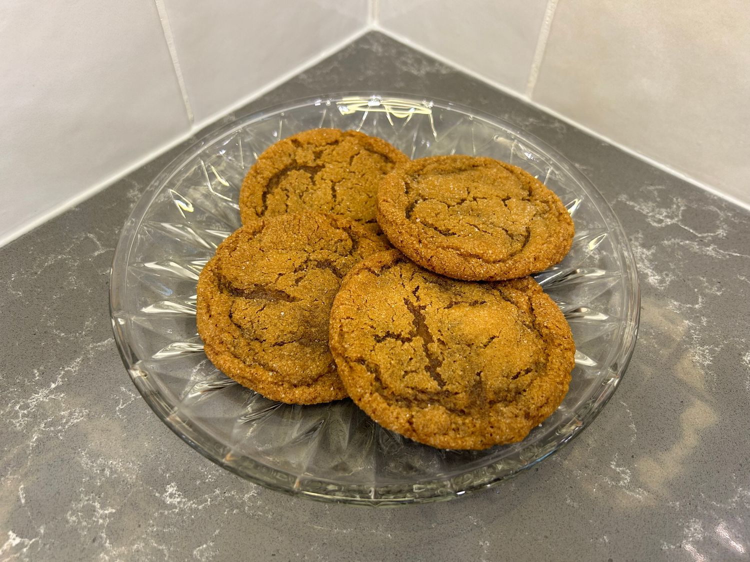 Ginger Molasses Crinkle (12 Cookies)