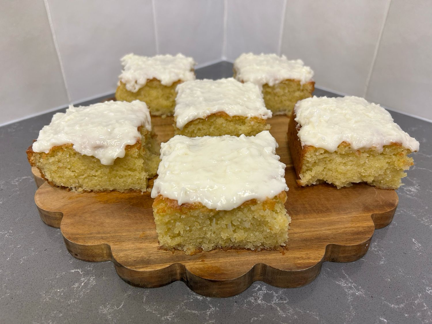 Coconut Lemon Cake (9 Bars)